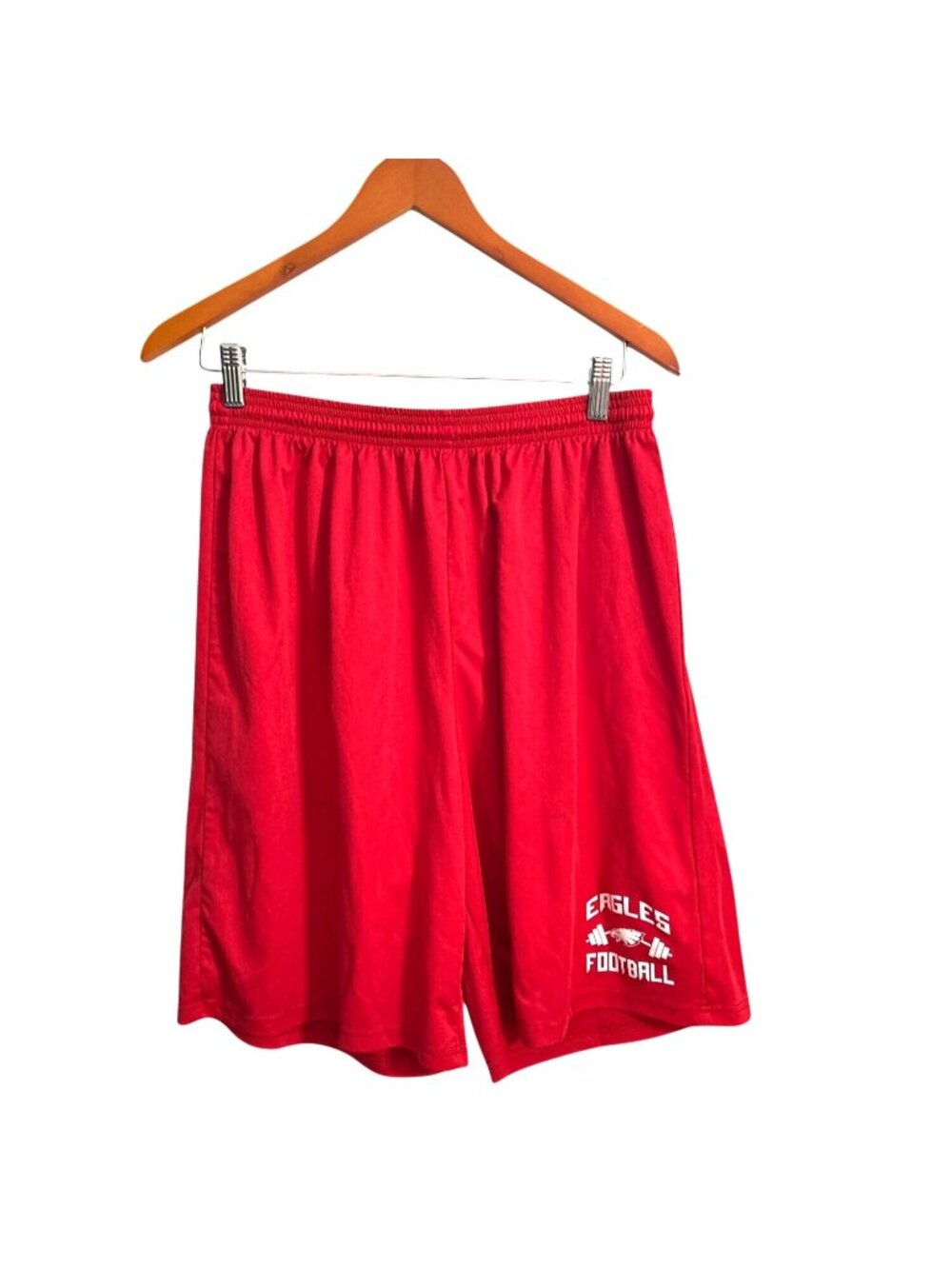 A4 Mens Red Eagles Football Athletic Shorts XL